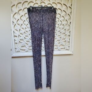 Intimately Free People Sheer Leopard Print Leggings Footless Tights Size Med